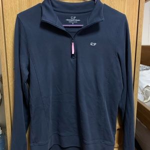 Cotton quarter zip pullover